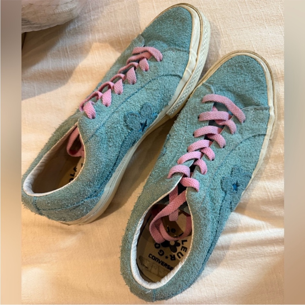 Golf Le Fleur Converse Sneakers in Blue and Pink